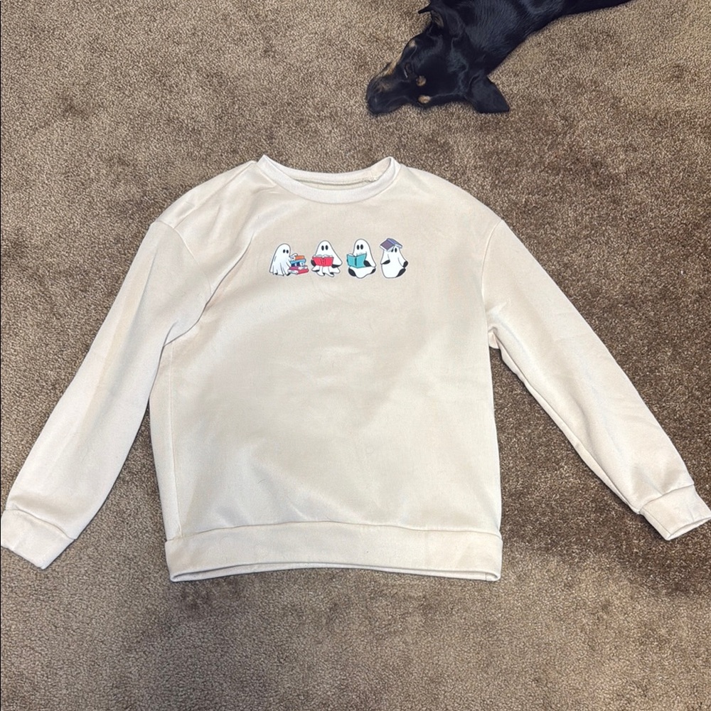 SHEIN Beige Cozy Sweatshirt